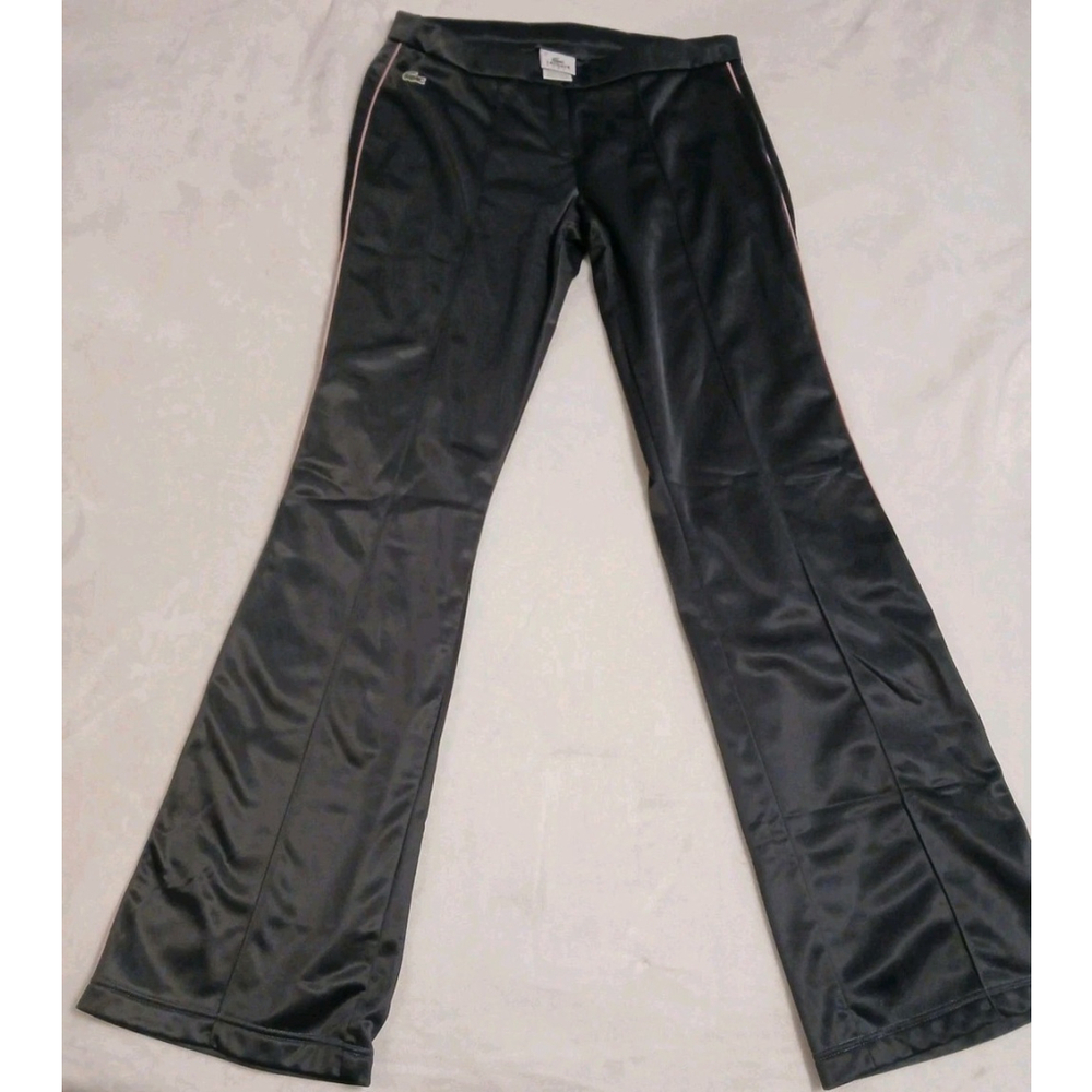 LACOSTE SPORT Vintage Track Pants Fleece Lining Grey Size 42 (32×29)